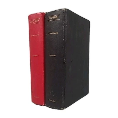 Adolf Hitler Book Set Volumes 1 & 2 By John Toland 1976 Hardcover  Foto 1 de 4