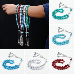 33 Islamic Praise Beads Ramadan Rosary Beads Bracelet Eid Party Supplies - Picture 1 of 10