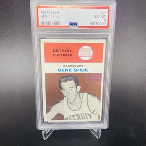 ¡Gene Shue 1961 Fleer Baloncesto #41 PSA 6! EX-MT! - Imagen 1 de 2