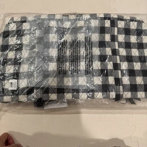 Vera Bradley Large Traveler Duffel In Pearl Buffalo Check MSRP$125 New - Picture 1 of 3