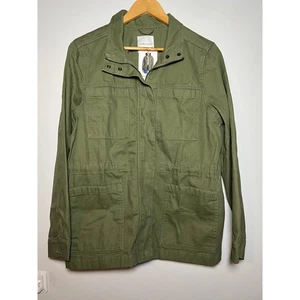 NWT Medium Military Green Canvas Silhouette Jacket - Picture 1 of 20