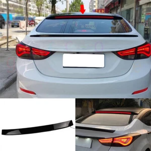 For Hyundai Elantra Sedan 2014-2016 Black Roof Spoiler Wing w/ LED Brake Lights - Bild 1 von 11