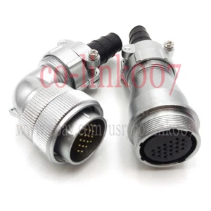 WF28 5A 20Pin Waterproof Connector Plug Socket,Electrical Wire Cable Connector - Picture 1 of 5