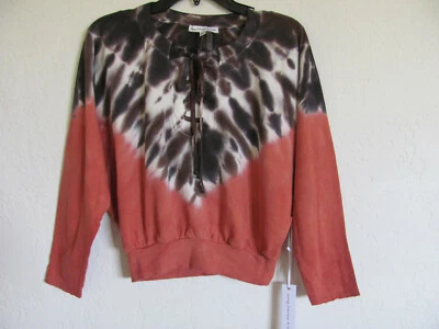 Young Fabulous & Broke-Tie Dye Rowan Crew Sweatshirt-Tie Front -Size XS - New - Image 1 of 4