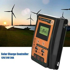 Controlador de batería regulador de panel solar 30/50/70A 12/24V con LCD USB L2KE - Imagen 1 de 16