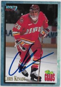 Chris Kenady Signed 1995-96 Classic Draft Picks Card #75