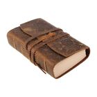 Retro Leather Bound Notepad Handmade Sketchbook for Students Adults Teacher