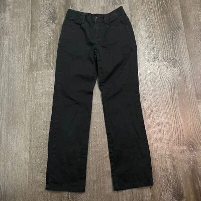 Брюки для мальчиков Crazy 8 черные с регулируемой талией узкие классический размер 7 - Изображение 1 из 4