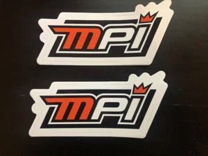 MPI STEERING WHEELS Racing Hot Rod Street Import Decal Stickers 2pc Set - Picture 1 of 1
