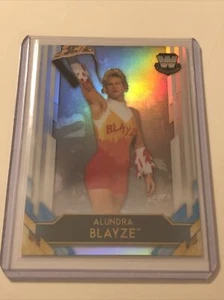 Alundra Blayze 2020 WWE Topps Chrome Legends tarjeta refractora inserto - Imagen 1 de 2