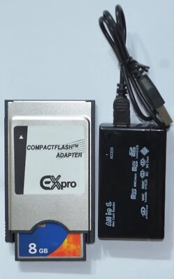 PCMCIA Adapter Media reader 8 GB für Mercedes COMAND APS W212 W204 W221 W207 - Bild 1 von 2