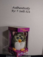 Original 1st Ed Gray W/Pink Ears Furby Tiger Electronics Model 70-800 1998 NIB