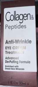 collagen peptides anti- wrinkle eye cream treatment Advised De-Puffing Formula - Imagen 1 de 3