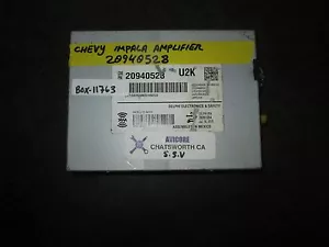 CHEVY IMPALA AMPLIFIER #20940528 *See item* - Foto 1 di 2