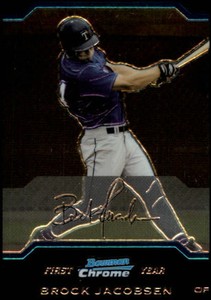 2004 Bowman Chrome #329 Brock Jacobsen RC