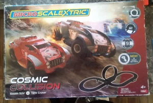 Micro Scalextric Cosmic Collision, Vintage Set Complete Boxed VGC - Picture 1 of 6