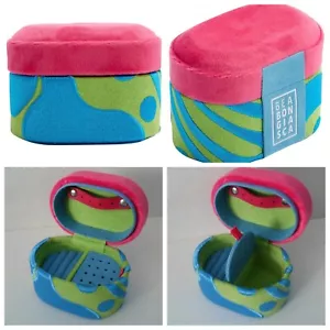 WOLF X Bea Bongiasca Jewelry Box Storage Case 882003 Pink/Green/Blue BRAND NEW - Picture 1 of 20