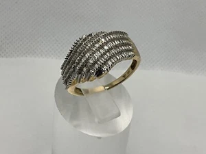 Vintage Damen Goldring 585 mit Baguette Diamanten ca. 1 Karat - Bild 1 von 12