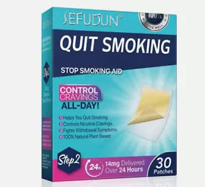Nikotinpflaster Stop Smoking Raucherentwöhnung Hilfe 30 Patches 14 mg Step 2 - Bild 1 von 4