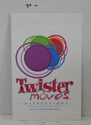 MB Milton Bradley Twister Moves manual de instruções de substituição - Imagem 1 de 2