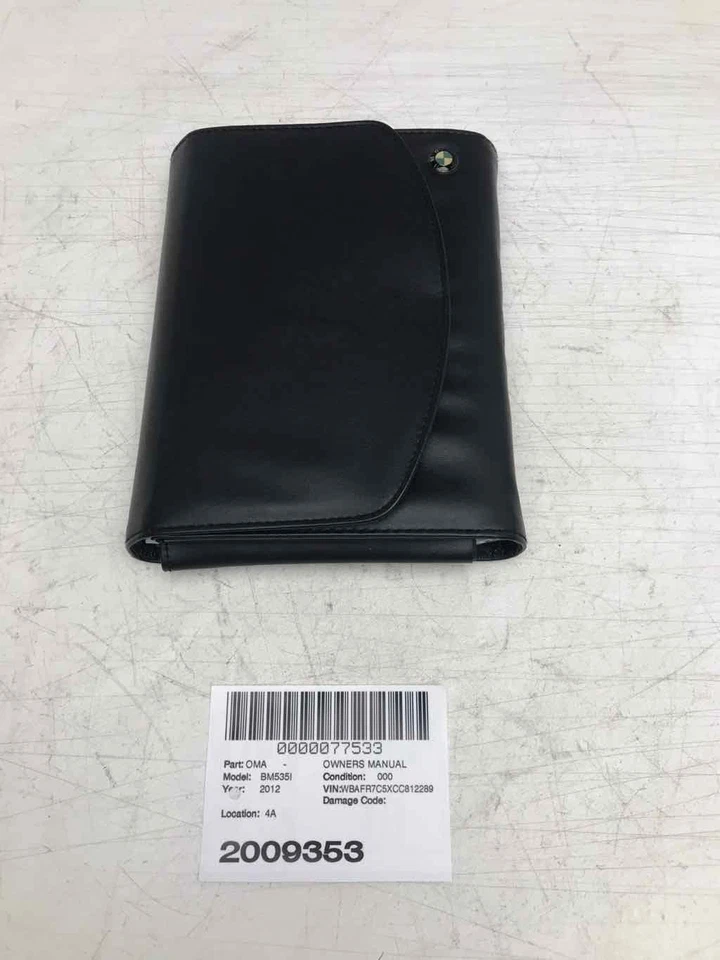 Libro manual del propietario BMW ⚡️ Se adapta a BMW 535I 2011-2013 Foto 1 de 4