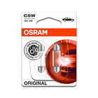 2x Ford Focus C-Max Genuine Osram Original Number Plate Lamp Light Bulbs