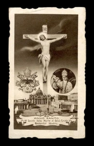 santino-holy card*COMUNIONE PASQUALE CORREGGIO 1933 ANNO SANTO - Picture 1 of 2