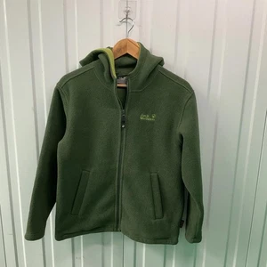 Jack Wolfskin Fleece Hooded Full Zip Jacket Youth XL / Adults Small - Picture 1 of 8