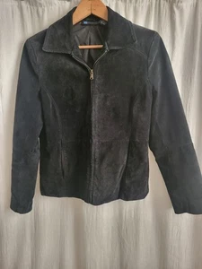 Relativity Jacket Women PS Black Suede Lined Shacket Streetwear - Picture 1 of 10