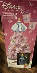 Disney Princess Christmas Holiday Tree Set W/ Gemmy Ornaments NEW Old Stock Nbfb - Picture 1 of 6