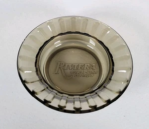 The Magnificent Riviera Hotel Smoked Glass Ashtray Vintage Las Vegas, NV #O - Picture 1 of 10