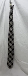 CHAPS Ralph Lauren karierte Krawatte aus 100 % Seide blau und grau klassisch 57” x 3,5” - Bild 1 von 11