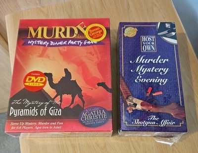 Murder Mystery Games Pyramids Of Giza & The Shotgun Affair 2 New Sealed Games - Image 1 of 4