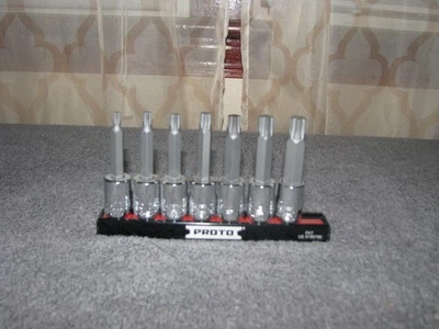 Proto J4990R7MM 7 Piece 3/8" Drive Advanced Hex Bit Socket Set -4-10 MM - Image 1 of 3