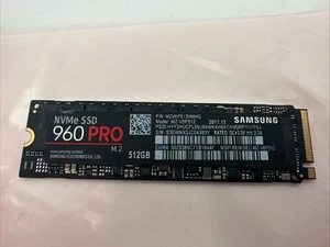 Samsung SSD 960 Pro NVMe 512GB MZ-V6P512 Solid State Drive MZVKP512HMHQ M.2 - Picture 1 of 2