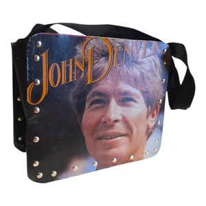Vtg RCA Vinyl Record Purse John Denver's Greatest Hits 3 Custom Tote Bag Unique - Picture 1 of 18