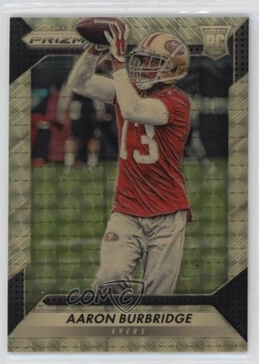 2016 Panini Prizm Rookie Gold Vinyl Prizm /5 Aaron Burbridge #258 Rookie RC - Image 1 of 2