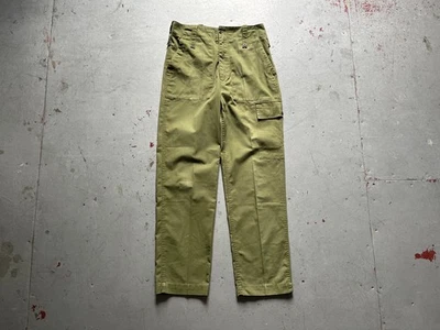 90s Vintage British Army Military Trousers Lightweight Olive Combat Pants W30L31 - Image 1 of 4