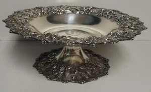 Kirk & Son REPOUSSE Sterling VOLL GEJAGT/HANDGEJAGT Mittelstück Schüssel 224 C MONO - Bild 1 von 3