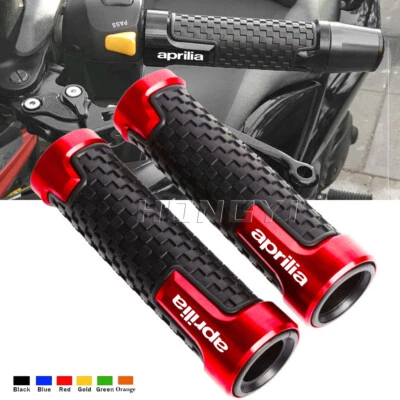 Handlebar Grips Handle Bar For Aprilia RSV4 RSV1000/R Caponord Tuono 1000/R V4R - Image 1 of 4
