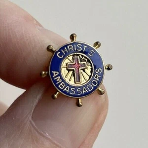 Christ's Ambassadors Cross God Faith Christianity Jesus Christ Christs Lapel Pin - Bild 1 von 12