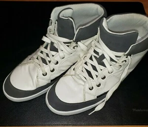 Guess Men's Sneakers Shoes Black White High Top Size 12 - Picture 1 of 6