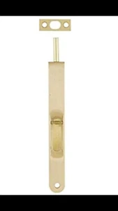 2x Stanley 18-5368 6" Round Corner Flush Bolt Recessed 2 pack SP394 - Picture 1 of 3