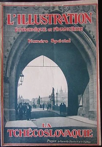 L ILLUSTRATION ECONOMIQUE et FINANCIÈRE N° SPÉCIAL de 1923 LA TCHÉCOSLOVAQUIE  - Picture 1 of 7
