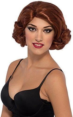Avengers Age of Ultron Black Widow Rubie's Costume Wig Adult Red Hair Marvel - Image 1 of 4