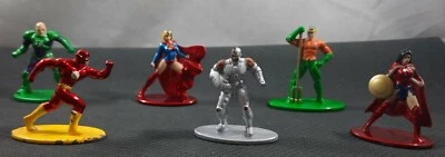 Lote de 6: DC Comics Jada Nano Metalfigs Liga de la Justicia Foto 1 de 4
