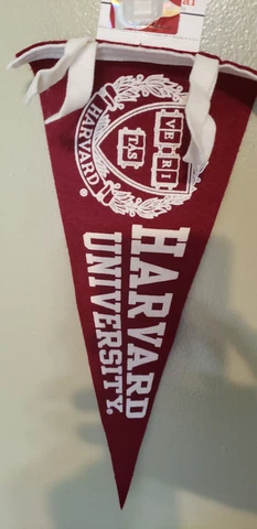 HARVARD CRIMSON  WOOL RETRO VINTAGE NCAA PENNANT 6/4/23 Cover