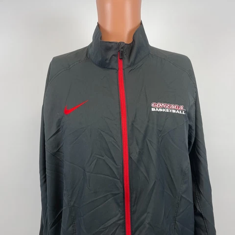 Nike Gonzaga Bulldogs Basketball Lightweight Dri Fit Jacket NCAA College Size L Cover