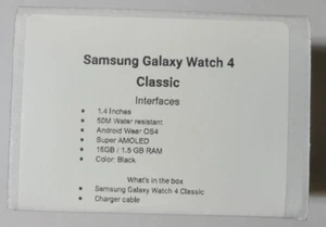 Samsung Galaxy Watch4 Classic - Noir - Photo 1 sur 6