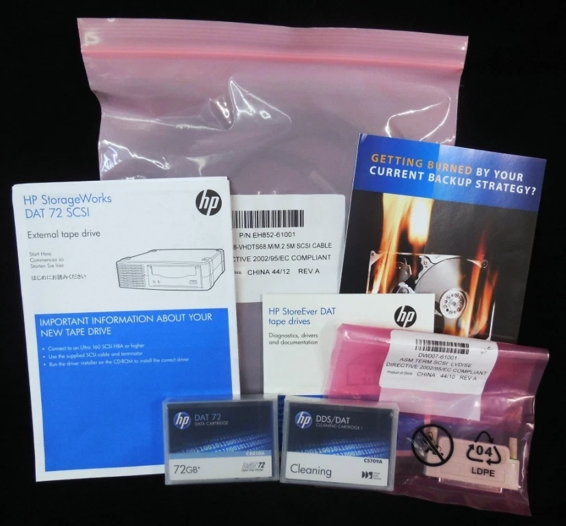 HEWLETT PACKARD, DAT 72 EXT ACCY KIT  DW0101-6001 - Image 1 of 4